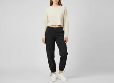 joggery damskie 42: Spodnie materiałowe damskie, rozmiar L — 6