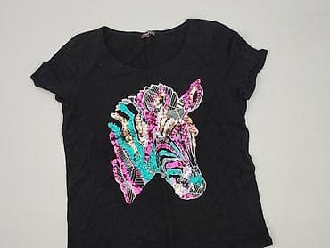 tshirt czarny: Street One, T-shirt damski, rozmiar M — 1