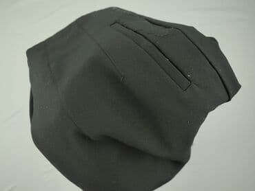 spodnie woskowane czarne: Fisherfield, Spodnie materiałowe damskie, L — 5