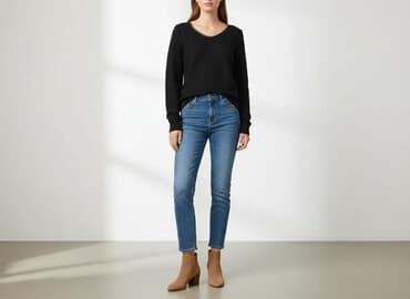 kamizelka góralska wełniana: Sweter damski, rozmiar L — 6