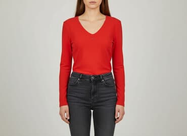 czerwone body intimissimi: Bluzka damska, rozmiar S — 6