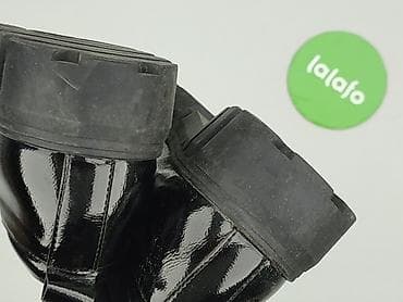 klapki pitbull 43: Czarne mokasyny damskie Vinceza - Model: mokasyny na masywnej — 5