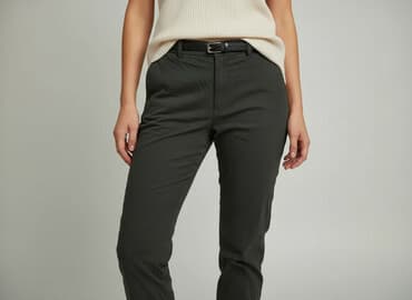 new yorker czarne spodnie: Spodnie materiałowe damskie, rozmiar M — 1