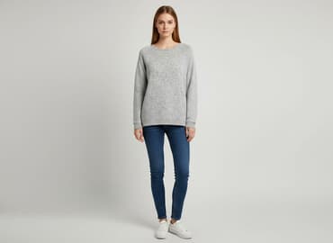 bluzki sportowa damskie długi rękaw: Sweter damski, rozmiar S — 5