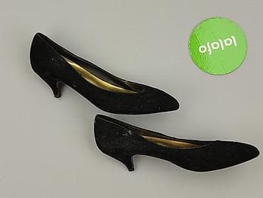 vans 39: Czarne czółenka Jante – damskie - Klasyczny, smukły nosek w szpic - — 3