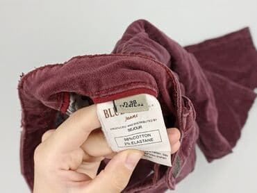 ubrania w stylu lat 80: Blue, Spodnie materiałowe damskie, rozmiar S — 4