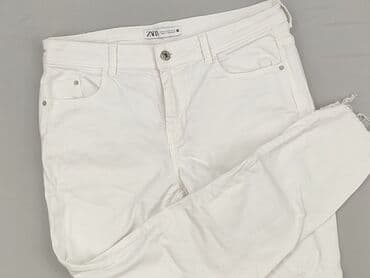 biała marynarka stradivarius: Zara, Jeansy damskie, XL — 1