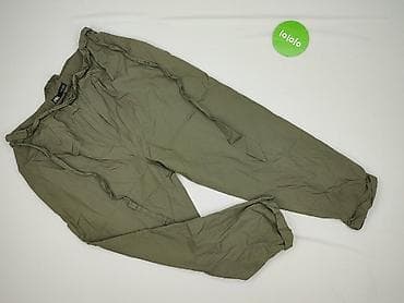 spodnie dril: Zara, Spodnie materiałowe damskie, rozmiar L — 2