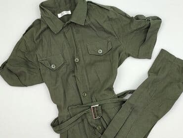 kombinezon lniany mango: Black, Kombinezon damski, rozmiar L — 1