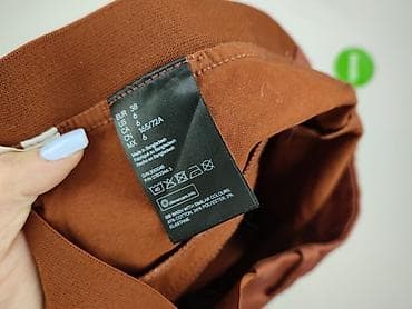 jeans wysoki stan: H&M Basic, Spodnie materiałowe damskie, rozmiar M — 4