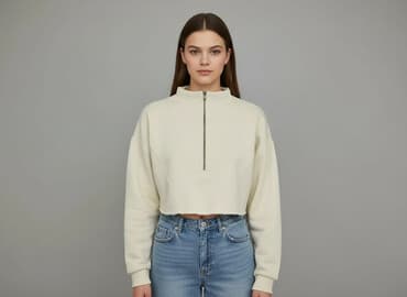 bluzy damskie cropp wyprzedaż: Boohoo, Bluza damska
, rozmiar XS — 1