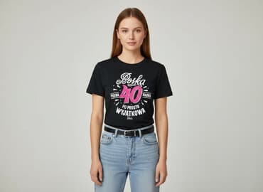 koszulka damska na 40 urodziny: Gildan, Футболка жіноча, розмір M — 1