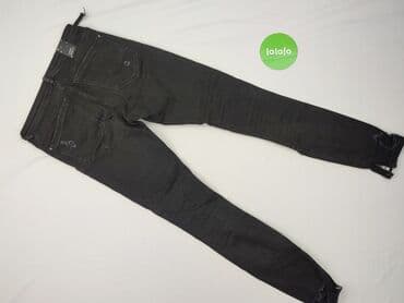 zara spodnie czarne szerokie: Zara, Jeansy damskie, rozmiar S — 3