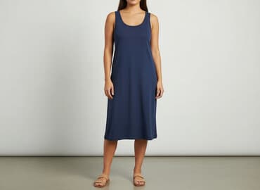 jaki kolor rajstop do granatowej sukienki: Kiabi, Sukienka damska, rozmiar XL — 6