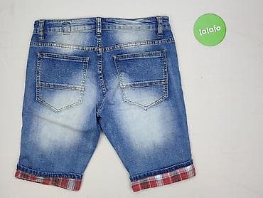biker szorty: Denim, Szorty dla mężczyzn, rozmiar L — 3