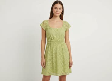 limonkowe sukienki: House, Sukienka damska, rozmiar L — 1