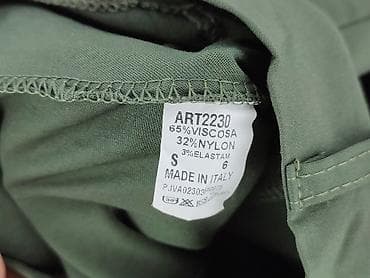 joggery khaki: Spodnie materiałowe damskie, rozmiar S — 4