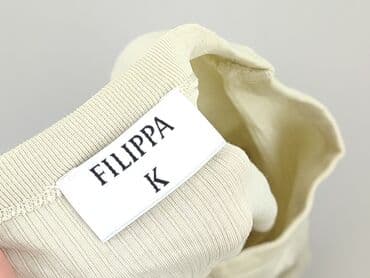zara koszulka z prązkowanej dzianiny: Filippa K., T-shirt damski, L — 5
