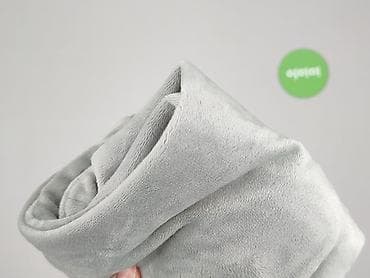 pas na brzuch decathlon: Miękki kocyk/pled z mikrofibry – jasnoszary - Materiał: pluszowa — 4