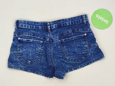 sinsay krótkie spodenki z wysokim stanem: Denim Collection, Shorts for women, size S — 4