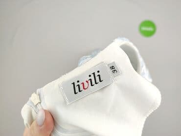 srebrna sukienka h: Sukienka damska, M — 4