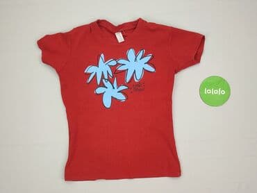 t shirty z czerwonem napisem: Women`s T-shirt, size XS (EU 34) — 2