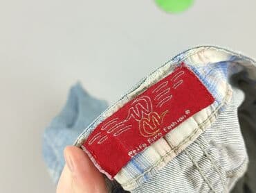 cropped blue jeans: Spodnie 3/4 damskie, rozmiar L — 4