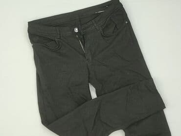 srebrne legginsy: Jeansy damskie, M — 1