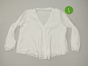 białe gladka bluzki: Bluzka damska, rozmiar 4XL — 2