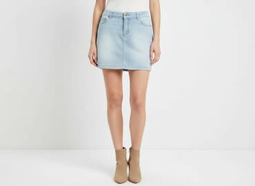 jeansowa spódnica zara: Zara, Spódnica damska, rozmiar S — 7