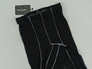 czarne legginsy z wysokim stanem push up: PrettyLittleThing, Legginsy Sportowe damskie, rozmiar S — 1