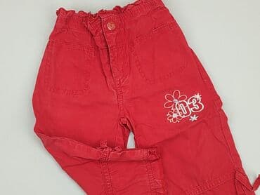 pomaranczowe spodnie dresowe: Denim pants, 3-6 months, condition - Very good — 1