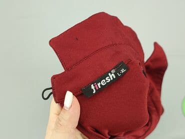 czarne bluzki z przezroczystymi rękawami: Bluzka damska, rozmiar XL — 5