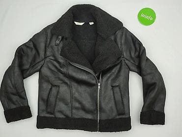 kurtka kozuszek: Bershka, Kurtka skórzana damska, rozmiar S — 2