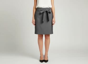 plisowane spódnice szara: Spódnica damska, rozmiar M — 6