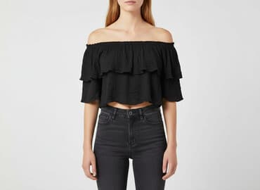 bluzka z odkrytym ramieniem allegro: Topshop, Bluzka damska, rozmiar S — 6