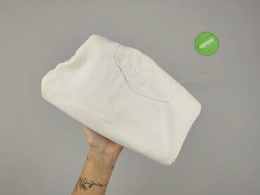 białe cargo bershka: Bershka, Spodnie materiałowe damskie, rozmiar S — 5