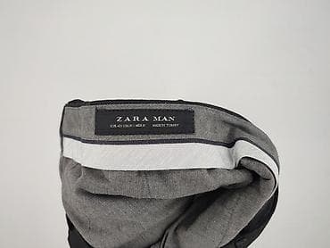 smog basic regular fit: Męskie spodnie garniturowe ZARA MAN - Model: klasyczne spodnie — 4