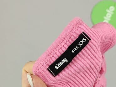 crop top spódnice: Sinsay, Top damski, rozmiar 2XS — 6