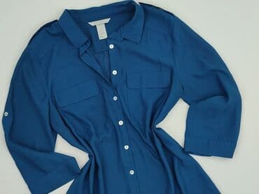 niebieska koszula damska h m: H&M, Koszula damska, rozmiar S — 1