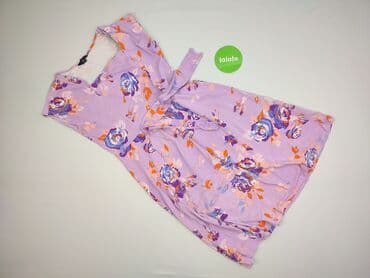 liliowa sukienka plus size: Lands' End, Sukienka damska, rozmiar M — 2