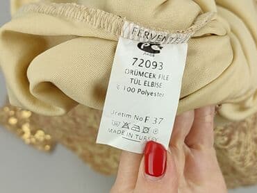 sukienki na wesele złota: Sukienka damska, rozmiar L — 5