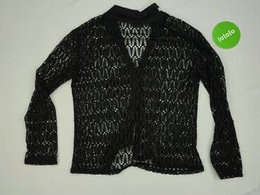 sweter z tiulowymi rękawami: Kardigan damski, rozmiar M — 3