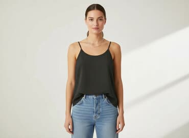 deichmann czarne sandały: Jacqueline De Yong, Bluzka damska, rozmiar S — 6