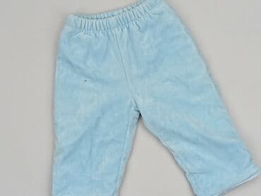 spodnie woskowane jasne: Baby material trousers, 3-6 months, 62-68 cm, condition - Very good — 1
