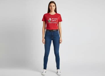 t shirty świąteczne dla rodziny: T-shirt damski, rozmiar S — 1