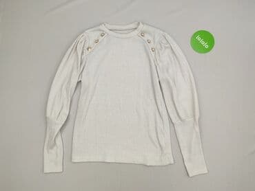 sweter piórkowy na drutach: Bluzka damska, rozmiar S — 2