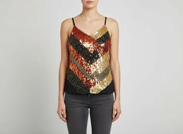 cekiny do sukienki: Pretty Lavish, Top damski, rozmiar S — 6