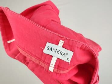 bluzka do różowych spodni: Material trousers for women — 4