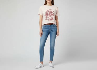 bluzki z krótkim rękawem mohito: Mohito, T-shirt damski, rozmiar 2XS — 1